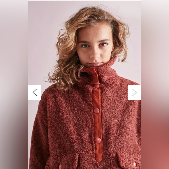 House Of Sunny Teddy Pullover Jacket size S - Picture 3 of 10